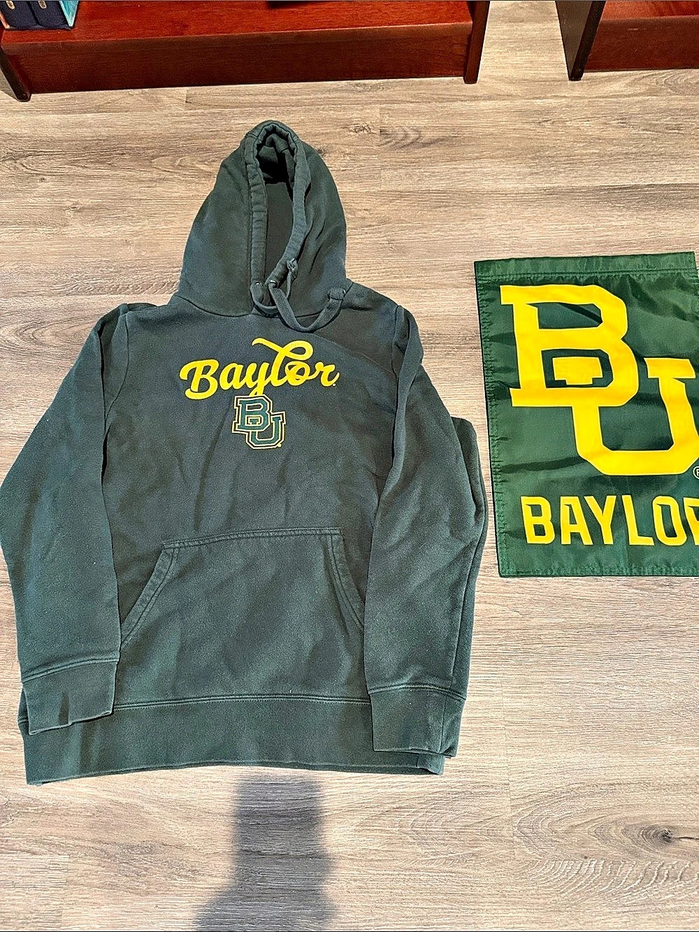 Fanatics Baylor University Hoodie Green & Yellow